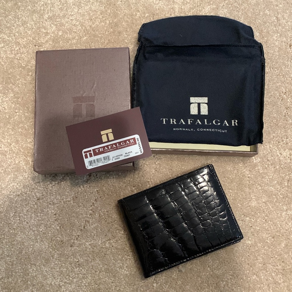Trafalgar Cayman Alligator Wallet